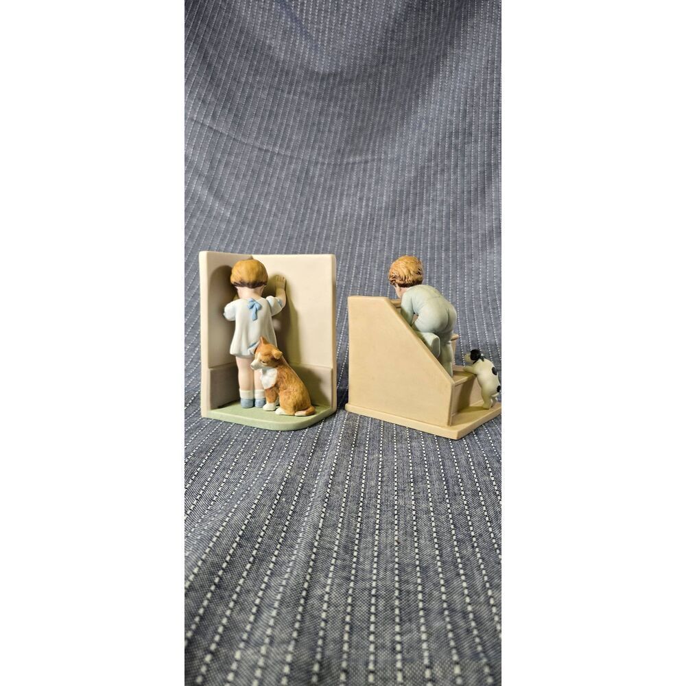 Bessie Pease Gutmann In Disgrace and Nitey Nite1985 Heirloom Tradition Figurine
